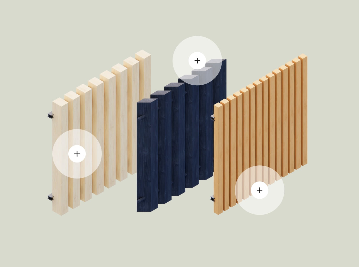 Sample of House of Bamboo blind and screen profiles